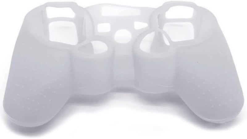 OSTENT Protective Silicone Gel Soft Skin Case Cover Pouch for Sony PlayStation PS2 PS3 Controller Color White - Image 4